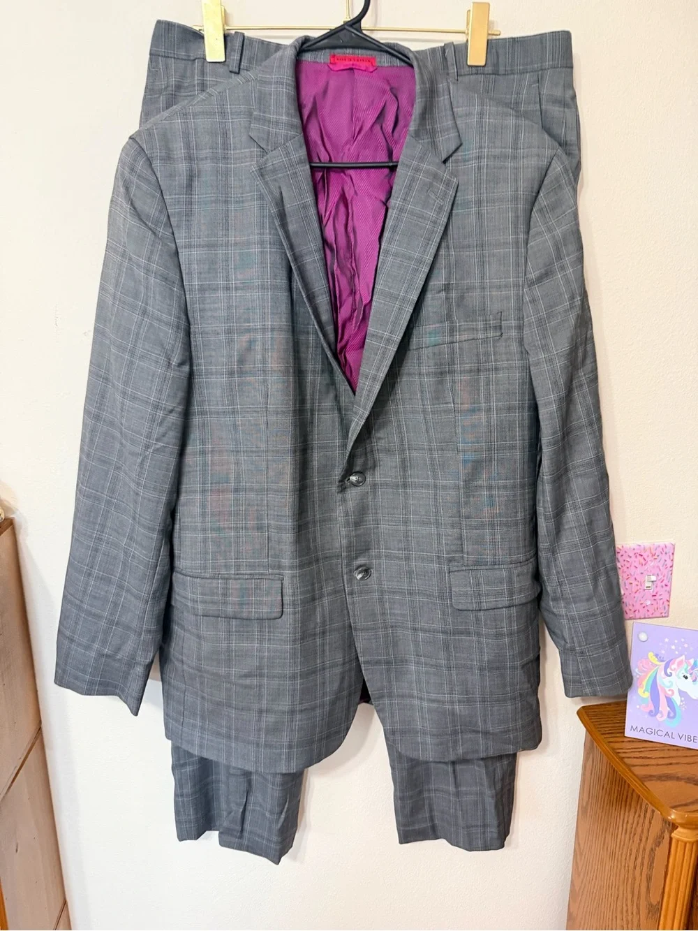 Alfani suit slim fit 38W32L